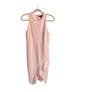 MARCIANO BY GUESS PINK DRESS, SIZE 8, SLEEVELESS, RUFFLED
